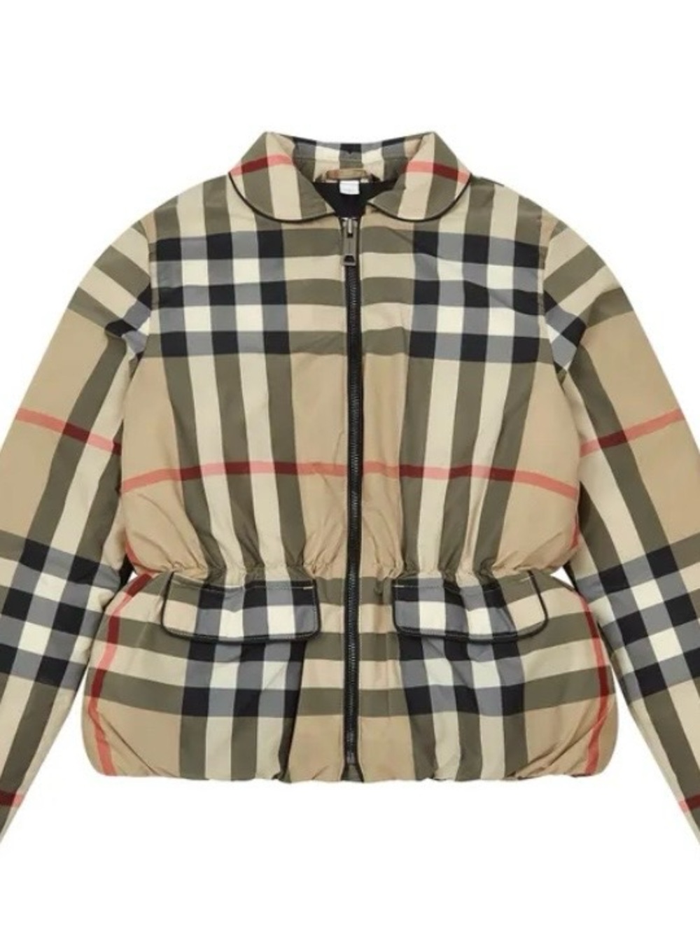 Burberry Girls “Mollie” Vintage Check Down Puffer Jacket 10-12Y